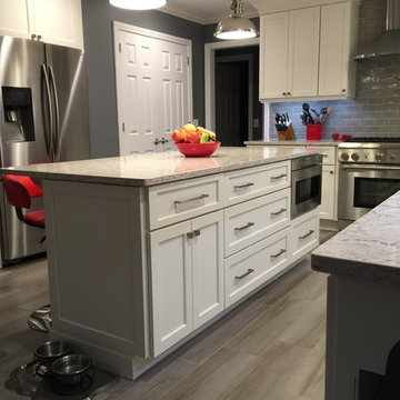 South Windsor Splash of Red Kitchen Renovation