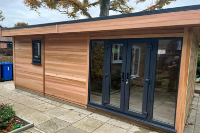 This is an example of a contemporary garden shed and building in Dorset.