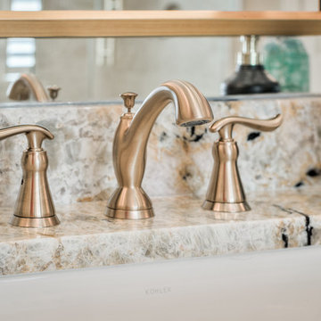 Allen Contemporary Master Bathroom Remodel