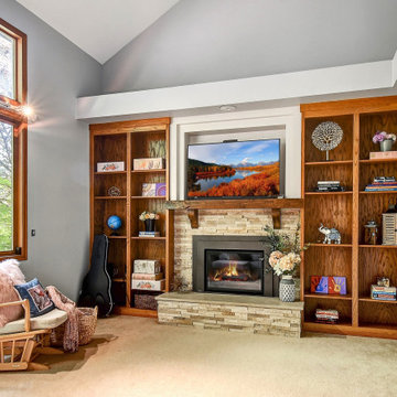 Living Room Renovation on Education Hill, Redmond, WA.