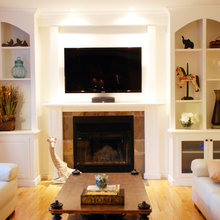 built in family room