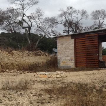 A Photo of the Yard Before Our Design