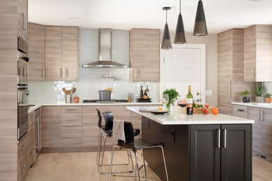 Trendy kitchen photo in Denver