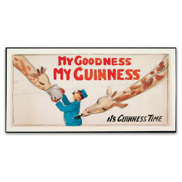 Guinness Brewery 'My Goodness My Guinness III' Canvas Art, 12"x24"