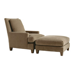 Highback Shelter Lounge Chair - The Barbara Barry Collection - Living Room Chairs