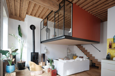 Exemple d'un salon moderne.