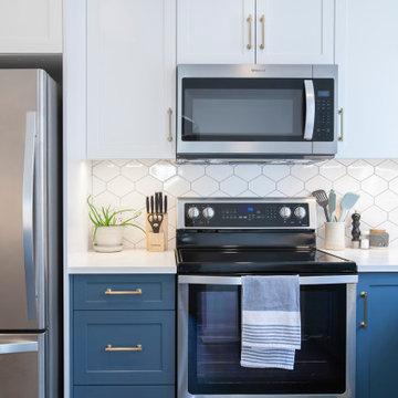 Fresh Blue Kitchen Design