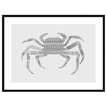 Crab by Bodflorent Framed Wall Art 41 x 31