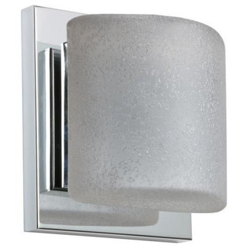 Besa Lighting 1WS-7873ST-LED-CR Paolo - 5.5" 5W 1 LED Mini Wall Sconce