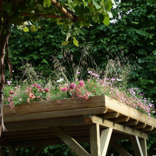 Idée de décoration pour un jardin style shabby chic.