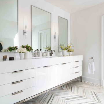Complete master bathroom renovation in Chevy Chase, MD