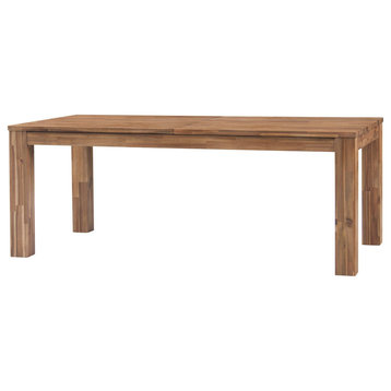 Bedford Dining Table, Brushed Brown