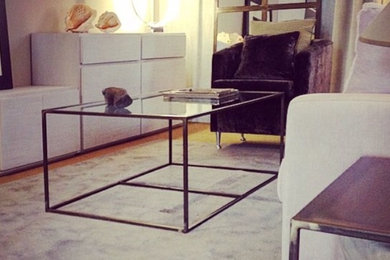 mesa de centro estilo minimalista