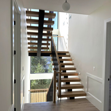 Project #139 | Four Story Modern Floating Staircase