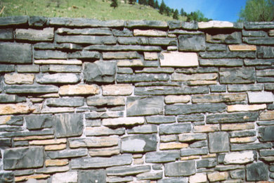 Full thickness stone for solid stone walls