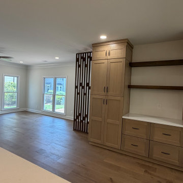 Custom Home Bar with Built-In Storage