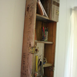Repurposed Ammunition Box Organizer - Display And Wall Shelves 