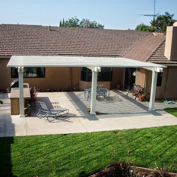 Attached Lattice Patio Cover