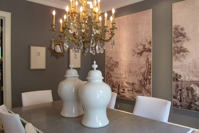 Example of a classic dining room design in Oklahoma City
