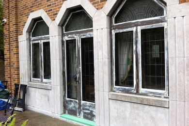 exterior windows & doors, wrought iron.