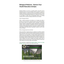 Biological Medicine on Wordpress - Eclipse