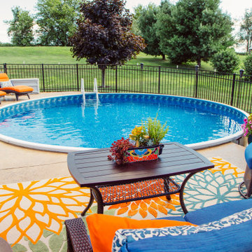 Hammond, WI Semi-In Ground Pool