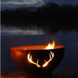 Antlers Wood Burning Fire Pit - Fire Pits