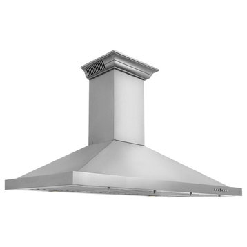ZLINE 48" Ducted Vent Wall Mount Range Hood With Built-in CrownSound