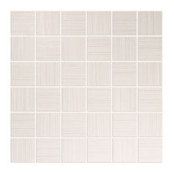 Bamboo Porcelain Tile Collection - Mosaic Oyster 2" x 2" - Mosaic Tile