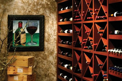 Example of a wine cellar design in New York