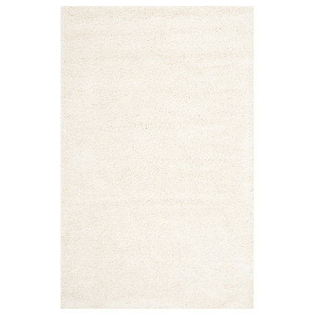Safavieh Couture Milan Shag Collection SG18 Rug, Ivory, 6'x9'