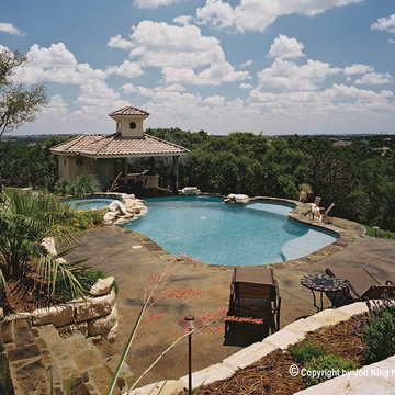 San Antonio Multi-Level Pool/Spa/Landscape