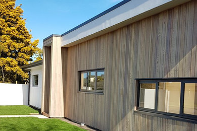 This is an example of a modern home design in Christchurch.