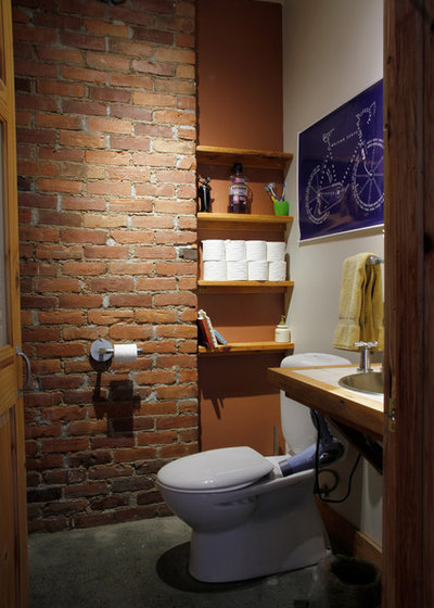 Лофт Ванная комната by Esther Hershcovich