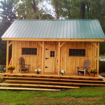 diy Tiny House Plans ($50) - Vermont Cottage (Option A) 16x20
