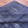 9' 6" X 10' 5" Square Overdyed Handmade Wool Rug - Q4775