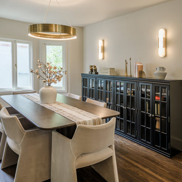 Burlingame Gate Warm Transitional Dining Room • Atelier Noël