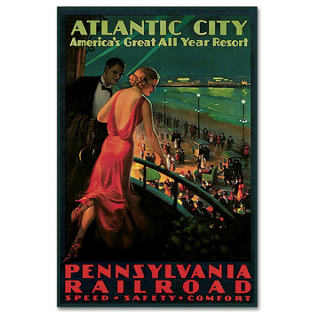 Vintage Lavoie 'Travel Rail 15' Canvas Art, 30x47