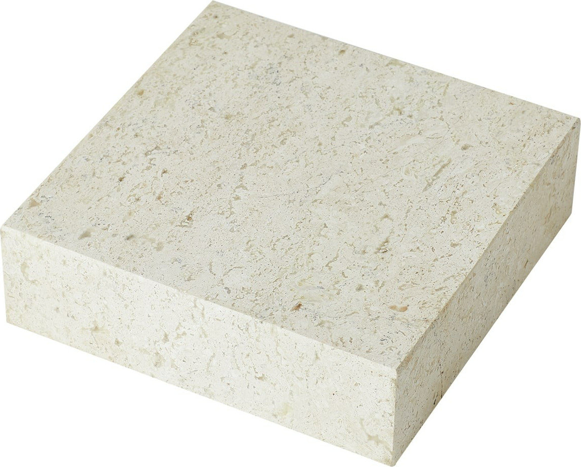 Travertine Cube Riser, Large - Traditional - Decorative Objects And ...