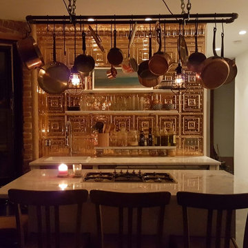 Warm Copper Kitchen in NYC