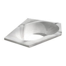Corner drop in tub