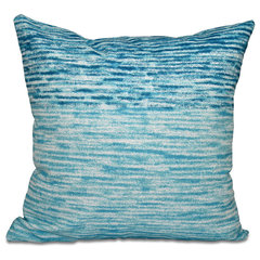 Pillow Decor - Sankara Ink Blue Silk Throw Pillow 18x18