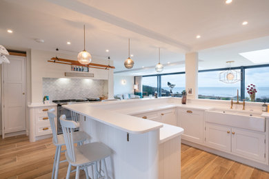 Beach style kitchen in Other.