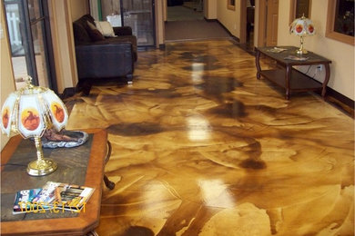 ACID STAINED CONCRETE
