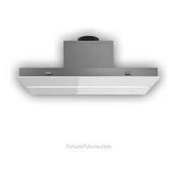 36&Prime; Savona White Ceiling Range Hood - Range Hoods And Vents