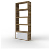 PATO Modular Bookcase, Country Oak/White