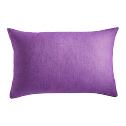 EUROPEAN FLAX LINEN PILLOW COVER &ndash; WISTERIA RECTANGLE - Products