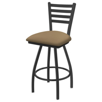 XL 410 Jackie 25 Swivel Counter Stool with Pewter Finish and Canter Sand Seat