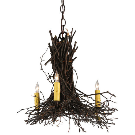 18 Wide Twigs 3 LT Chandelier