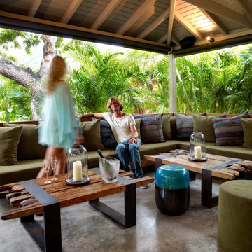 Restaurant, St Barth | Interior Designer Karine Bruneel FWI D